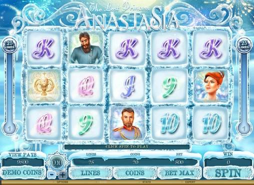 The Lost Princess Anastasia slot