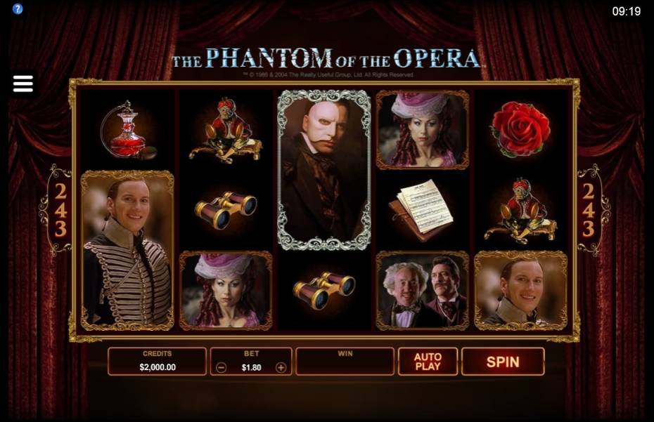 The Phantom of the Opera slot