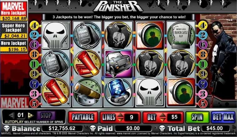 Play The Punisher slot CA