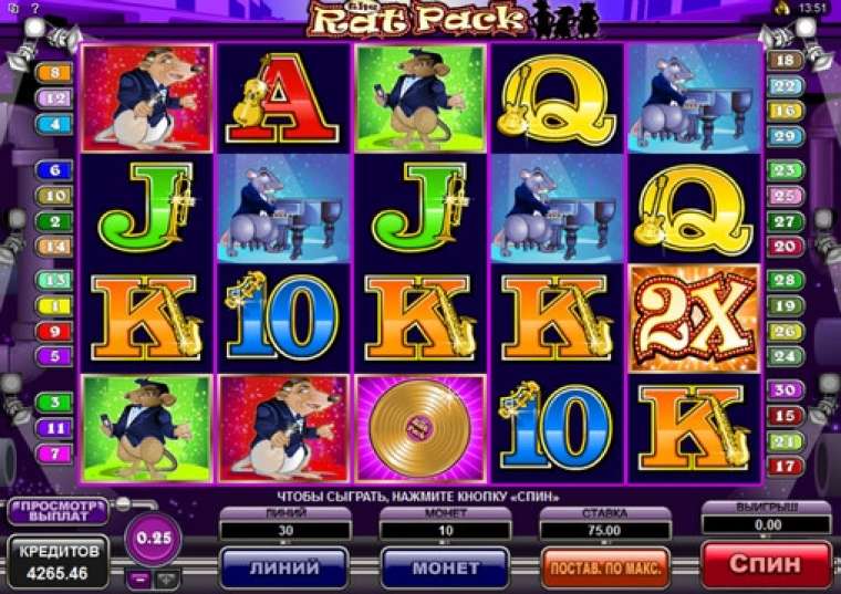 Play The Rat Pack slot CA