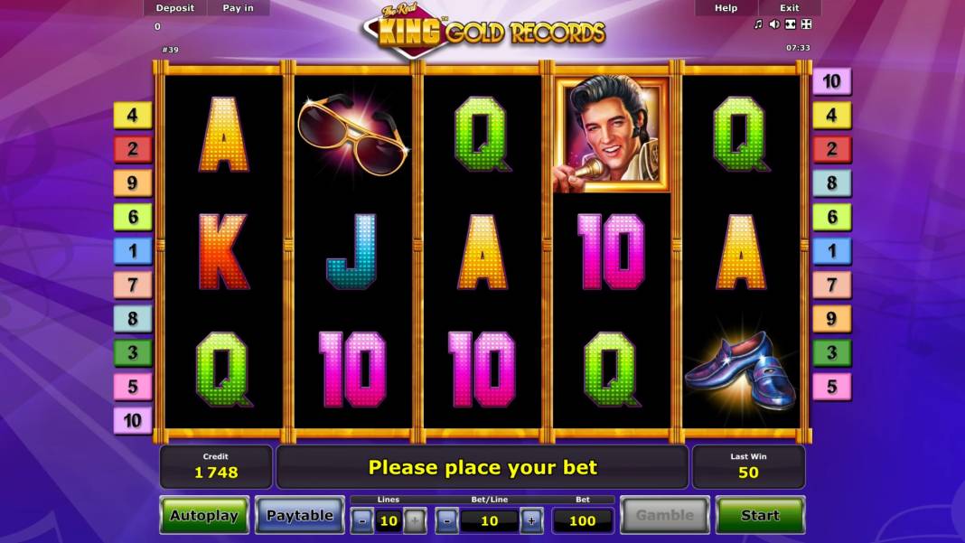 The Real King Gold Records slot