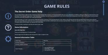The Secret Order: Rules