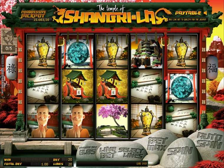 Play The Temple of Shangri-La slot CA