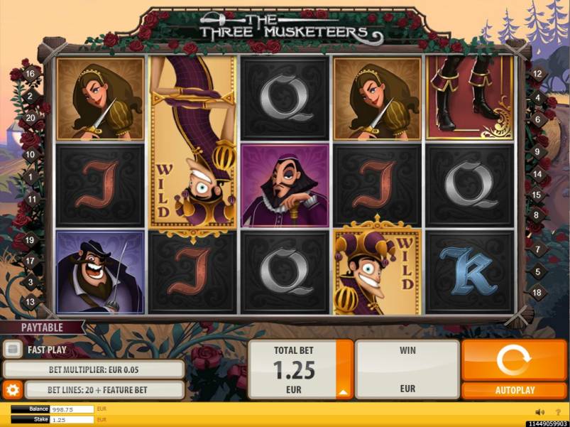 The Three Musketeers slot