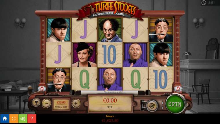 Play The Three Stooges: Disorder in the Court slot CA