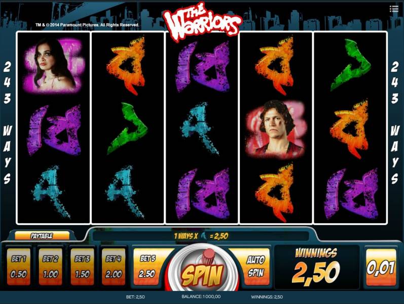The Warriors slot