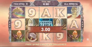 Thunderstruck 2: Freespins