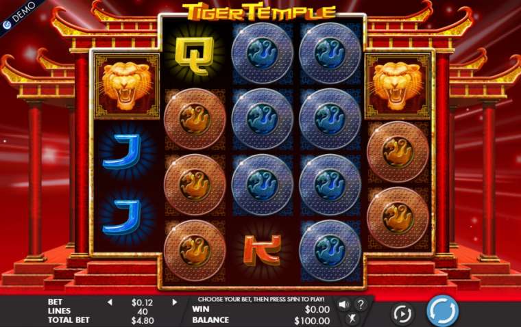 Play Tiger Temple slot CA