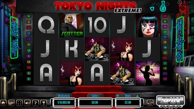 Play Tokyo Nights Extreme slot CA