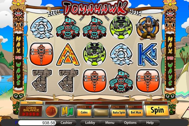 Play Tomahawk slot CA