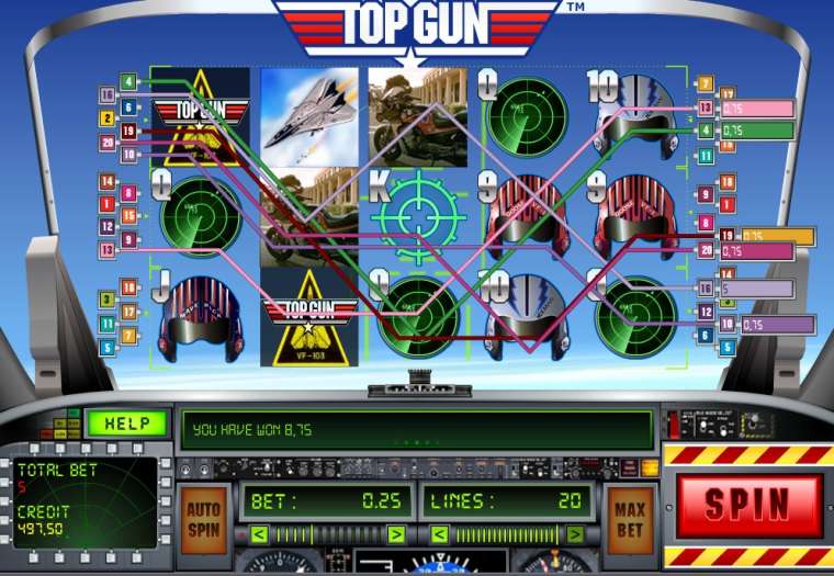 Play Top Gun slot CA