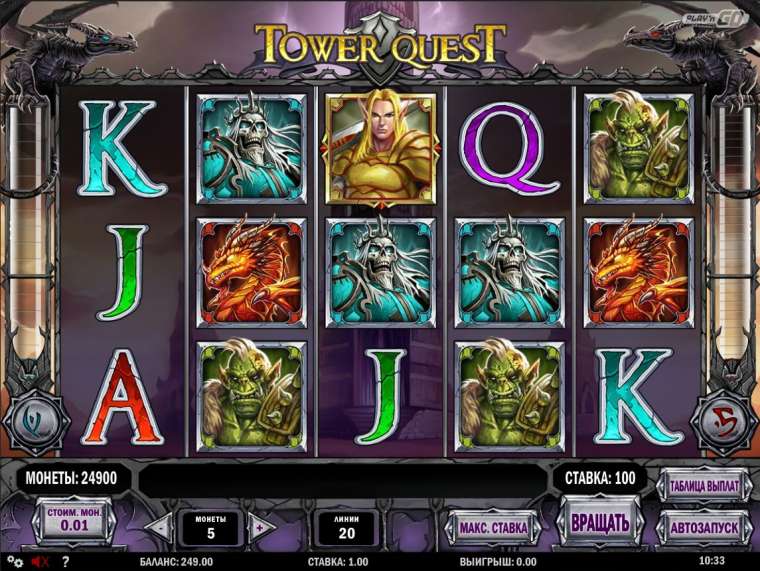 Play Tower Quest slot CA
