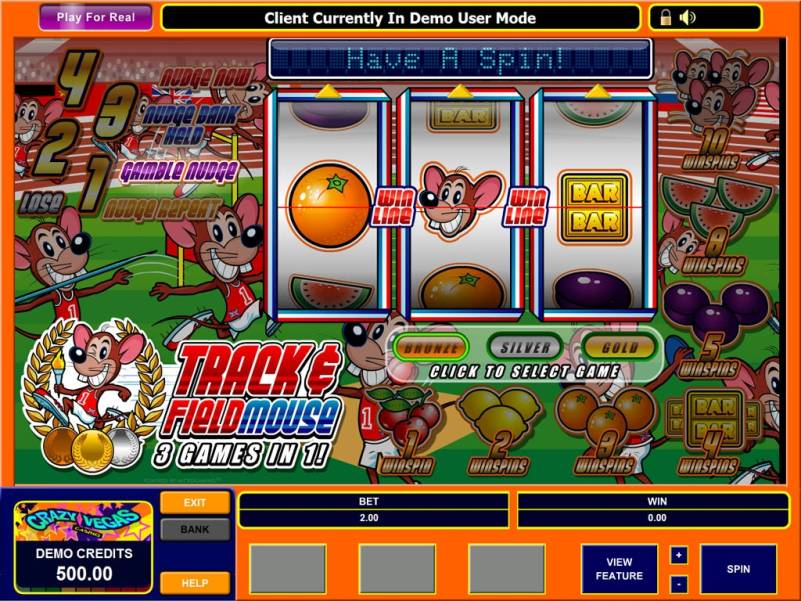 Track and Field Mouse slot