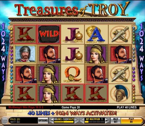 Treasures of Troy slot