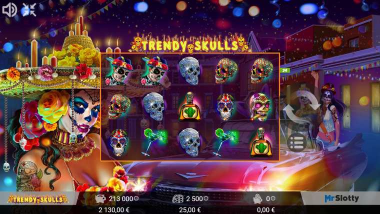Play Trendy Skulls slot CA