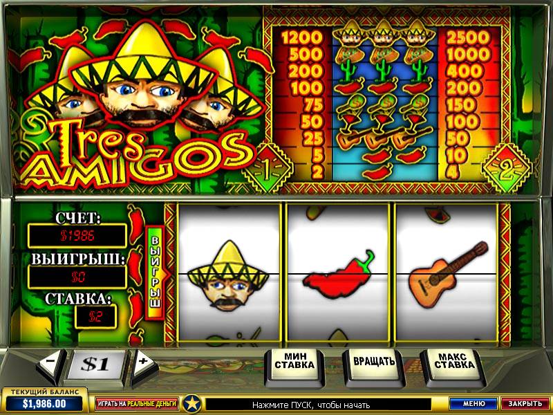 Tres Amigos slot