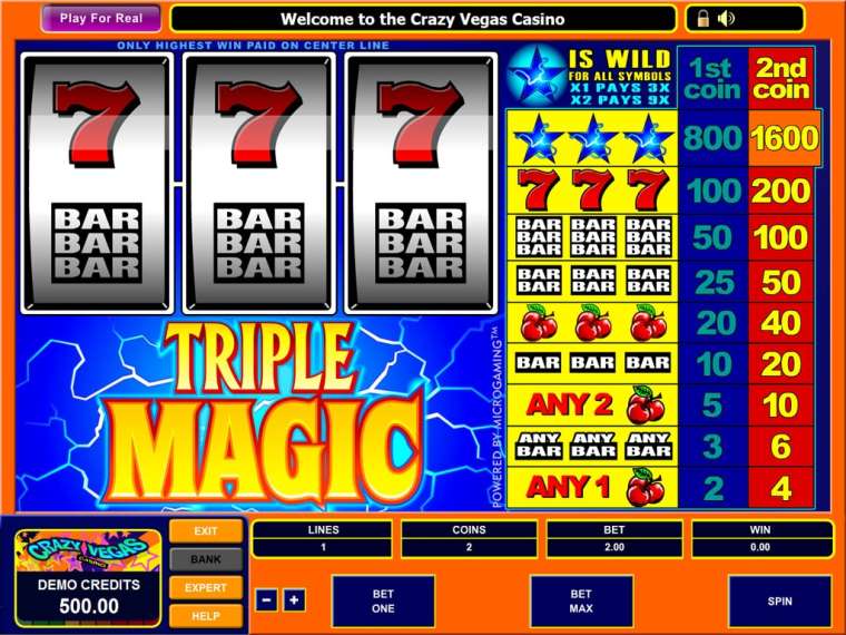 Play Triple Magic  slot CA