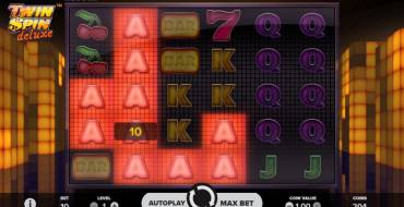 Twin Spin Deluxe: Winnings