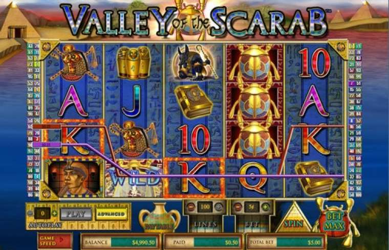 Play Valley of the Scarab slot CA