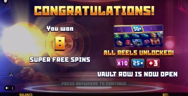 Vault Squad: Free spins