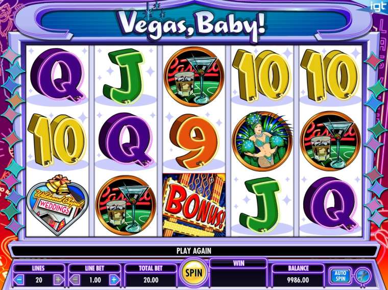 Play Vegas, Baby! slot CA