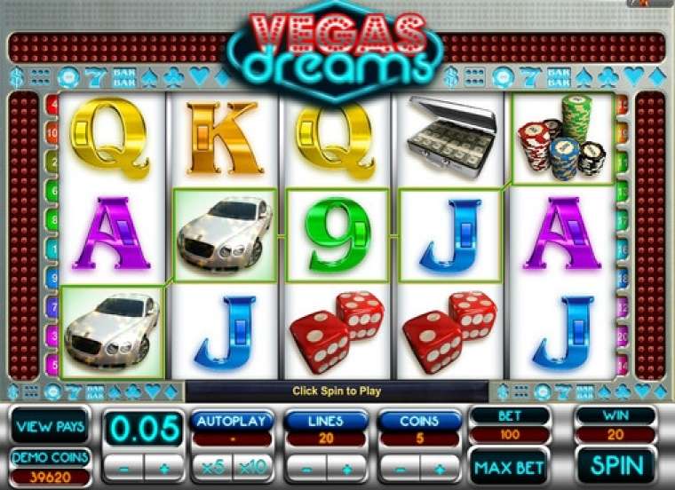 Play Vegas Dreams slot CA