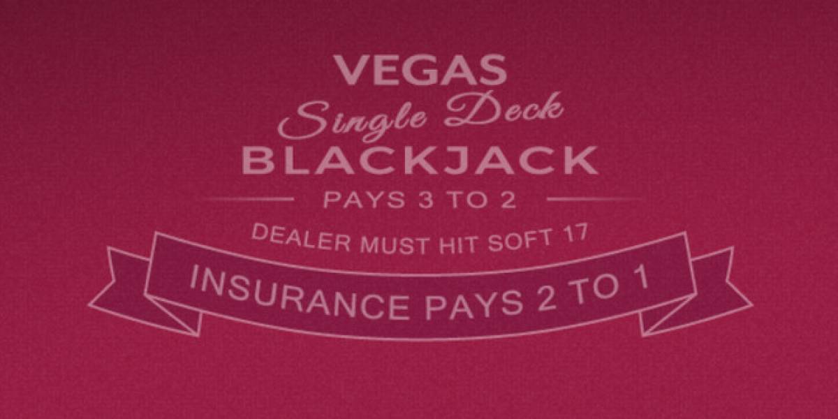 Vegas Single Deck Blackjack online