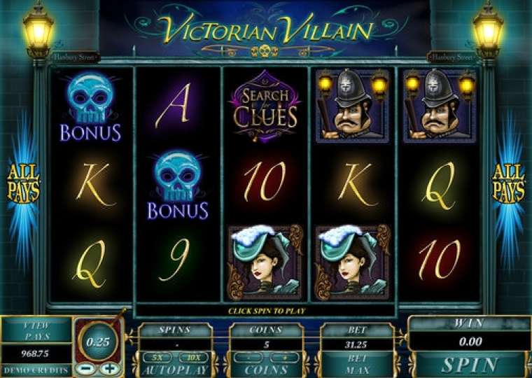 Play Victorian Villain slot CA