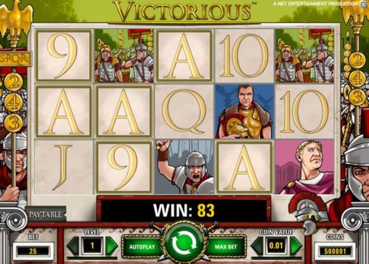 Play Victorious slot CA