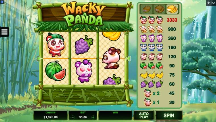 Play Wacky Panda slot CA