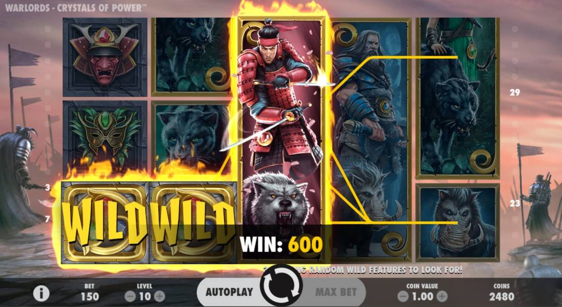 Warlords: Crystals of Power slot