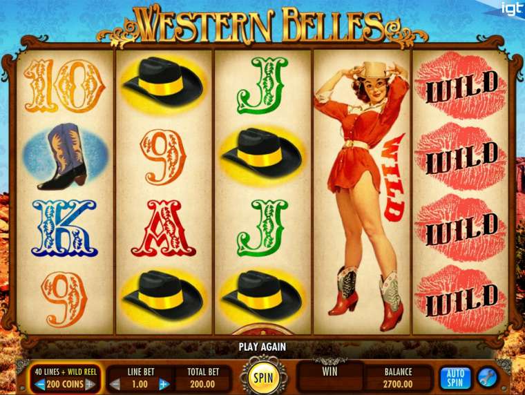 Play Western Belles slot CA