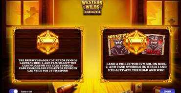 Western Wilds Hold & Win: Slot machine