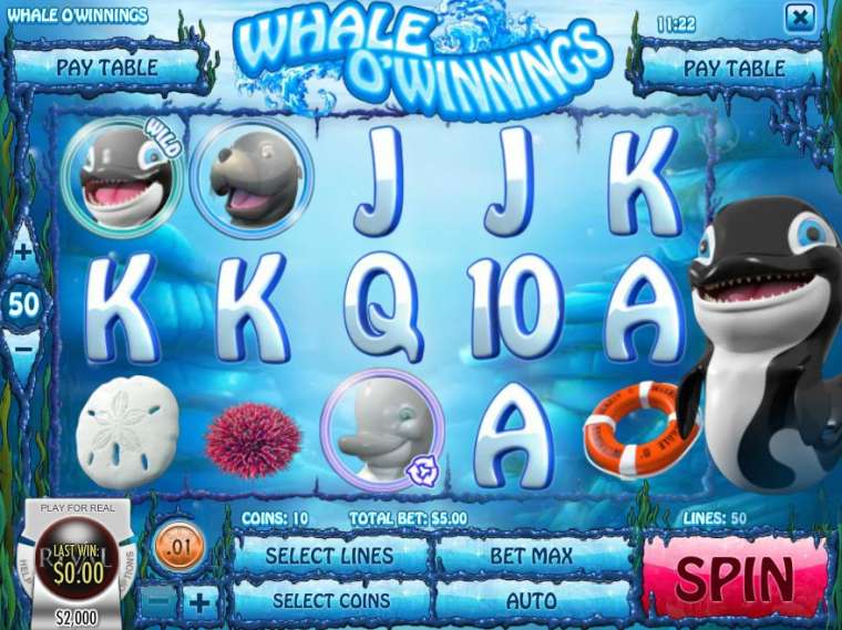 Play Whale O’ Winnings slot CA