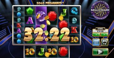 Who Wants to be a Millionaire Megaways: Winnings