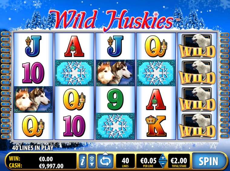 Play Wild Huskies slot CA