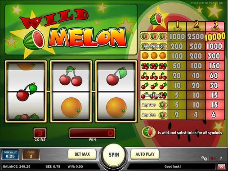Play Wild Melon slot CA