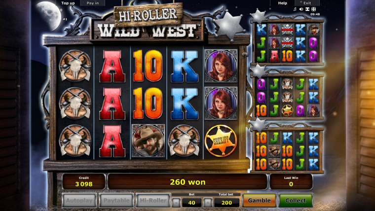 Play Wild West Hi-Roller slot CA