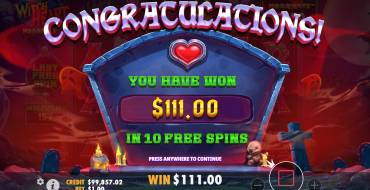 Witch Heart Megaways: Winnings