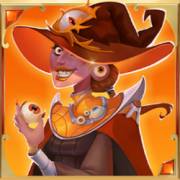 Witchy Poppins: The witch in orange