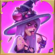 Witchy Poppins: The witch in purple