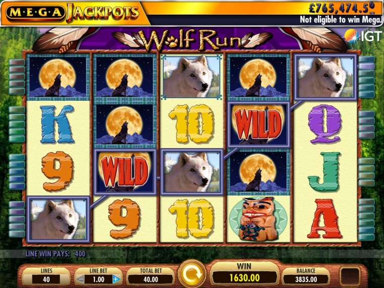 Play Wolf Run MegaJackpots slot CA