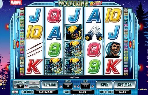 Wolverine – Action Stacks slot