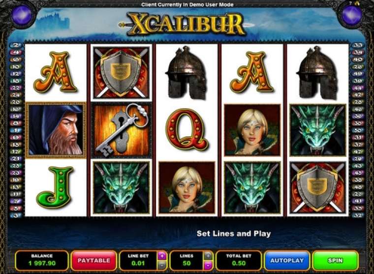 Play Xcalibur slot CA
