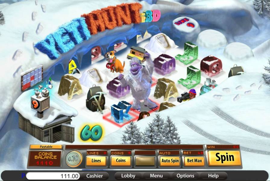 Yeti Hunt i3D slot