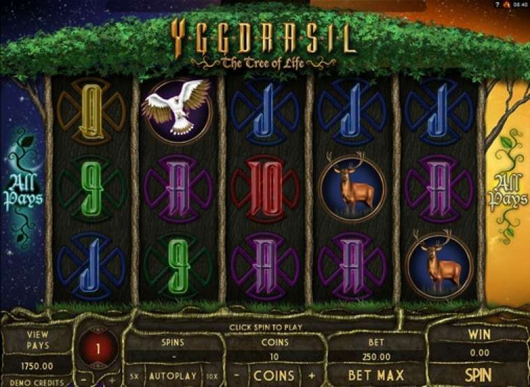 Play Yggdrasil - The Tree of Life slot CA