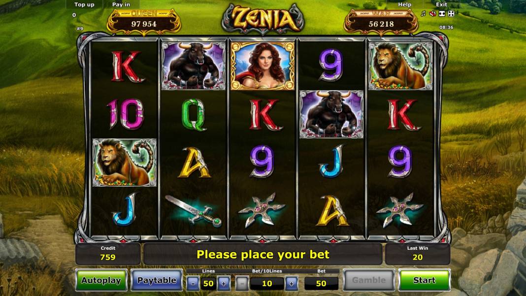 Zenia: Queen of War slot