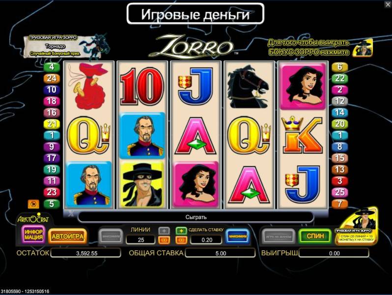 Zorro  slot