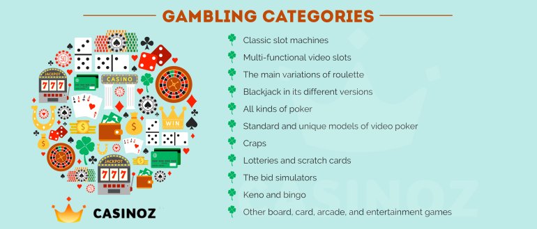 main casino games
