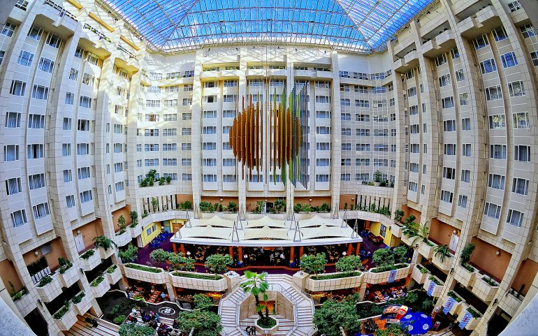 Hilton Hotel Lobby